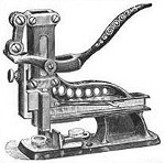 1889 Brown breech loader wire staple binding machine adv OM.jpg (35018 bytes)